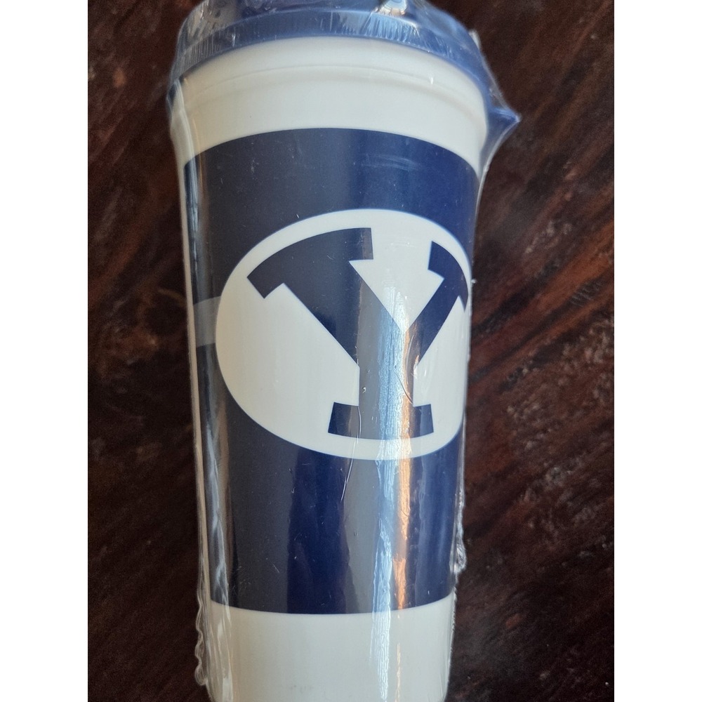 NOS Brigham Young University BYU Cougars Whirley Travel Coffee Cup Tumbler USA